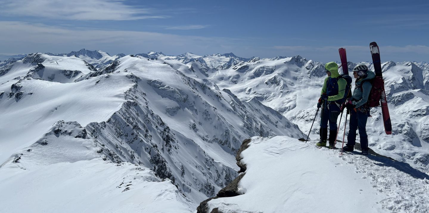 Hut Skiing in the Ortler region of the Italian Alps